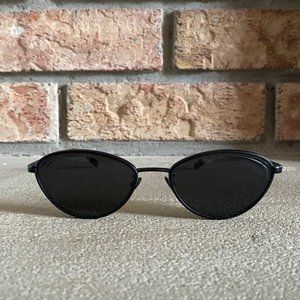 Chanel CH4255 Cat Eye/Oval Sunglasses Matte Black